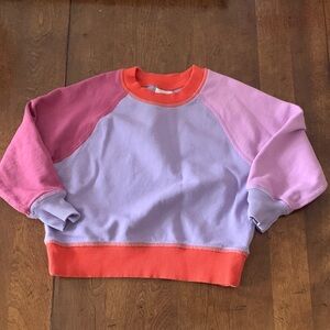 Hanna Andersson Pink and Purple Kids Sweatshirt